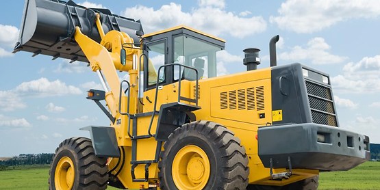 yellow excavator